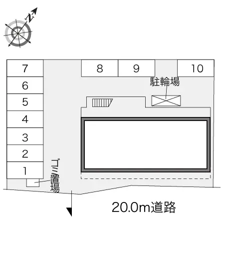 ★手数料０円★八王子市元八王子町　月極駐車場（LP）